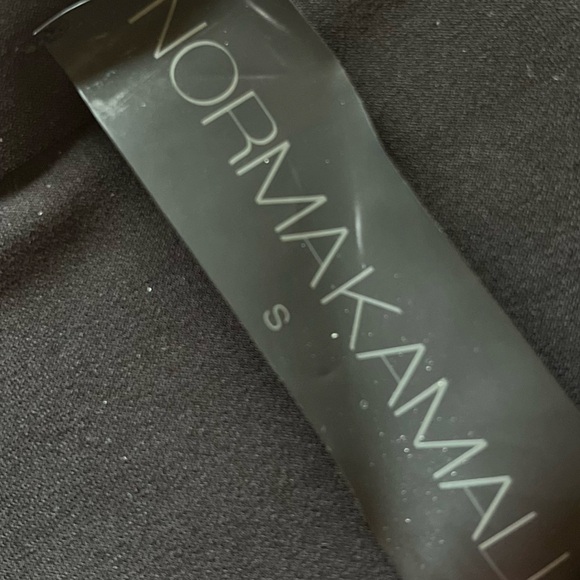 Norma Kamali Drop Shoulder Sheath Dress, black, stretchy jersey, size S - Picture 2 of 12